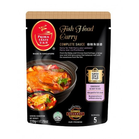 Prima Taste Fish Head Curry Complete Sauce 220g